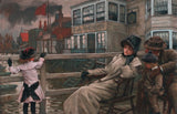 Waiting for the ferry by James Tissot