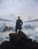 Wanderer above the sea of fog by Caspar David Friedrich