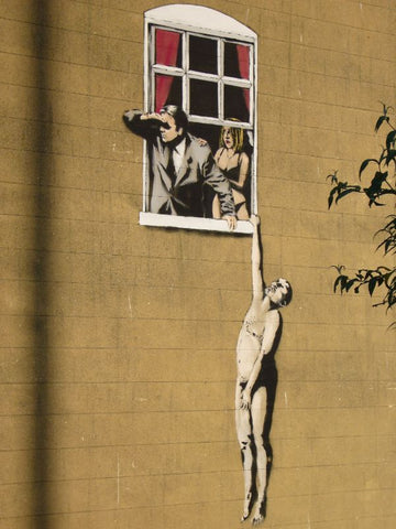 Well Hung Lover by Banksy