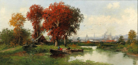 Wetland Landscape in Vienna by Adolf Kaufmann