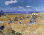 Wheat Fields with Reaper, Auvers by Vincent Van Gogh