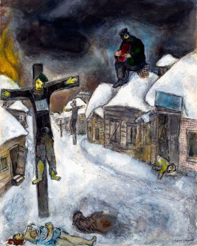 White Crucifixion by Marc Chagall