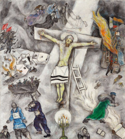 White Crucifixion by Marc Chagall