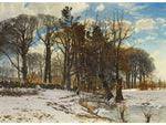 Winter Landscape Painting Landscape in Winter by Thorvald Niss