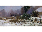 Winter Landscape Painting by Henryk Weyssenhoff
