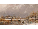 Winter Pleasures on the Ice by Adolf Stademann