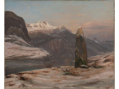 Winter at the Sognefjord by Johan Christian Dahl