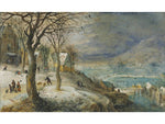 Winter landscape by Pieter Brueghel the Younger