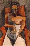 Woman with a Fan by Pablo Picasso