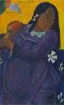 Woman with Mango by Paul Gauguin