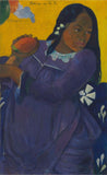 Woman with Mango by Paul Gauguin