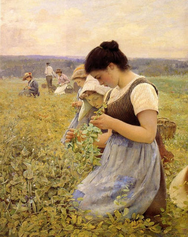 Women in the Fields by Charles Sprague Pearce