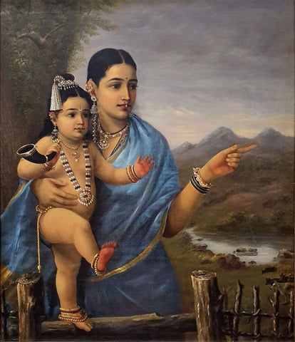 Yashoda Krishna by Raja Ravi Varma