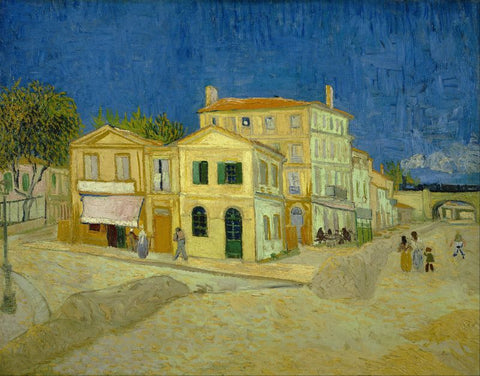 Yellow house by Vincent Van Gogh