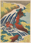 Yoshitsune Falls by Katsushika Hokusai