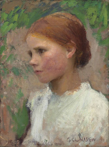 Young Rural Girl by George Clausen
