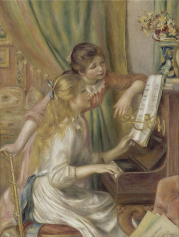 Young Girls at the Piano by Pierre-Auguste Renoir