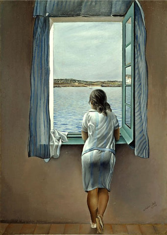 Young Woman at a Window by Salvador dali