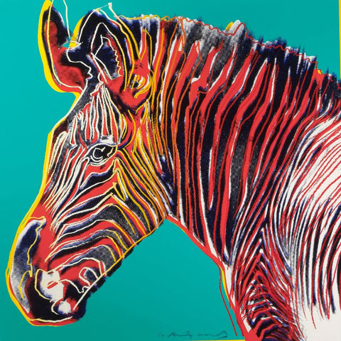 Zebra by Andy Warhol